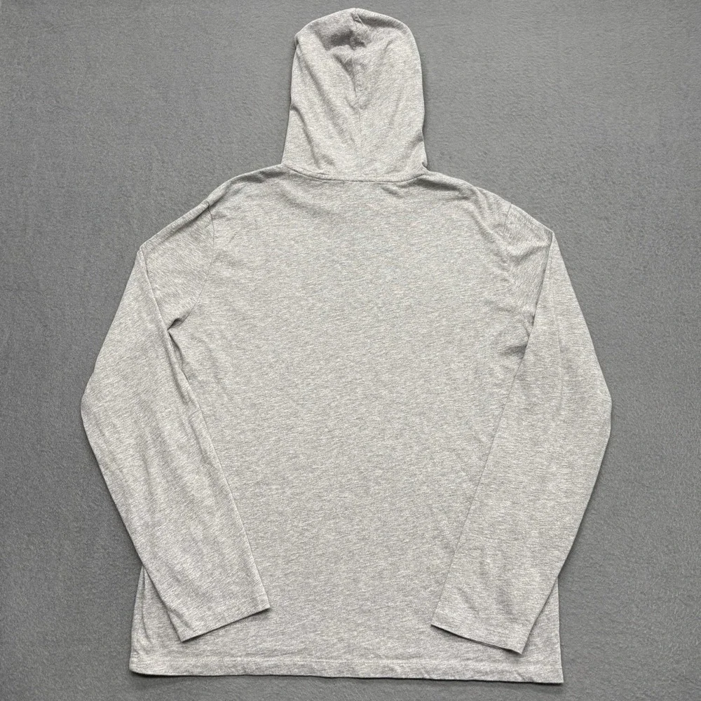 Polo Ralph Lauren Polo Dapper Bear Hoodie T Shirt Grey Pullover Mens Size Medium